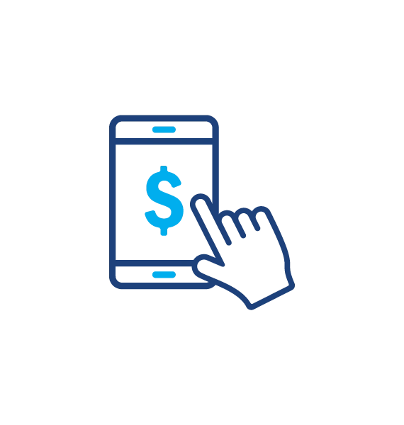 Mobile Phone and pointer hand