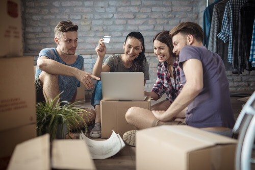 FriendsLookingatComputer
