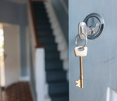KeyInFrontDoor